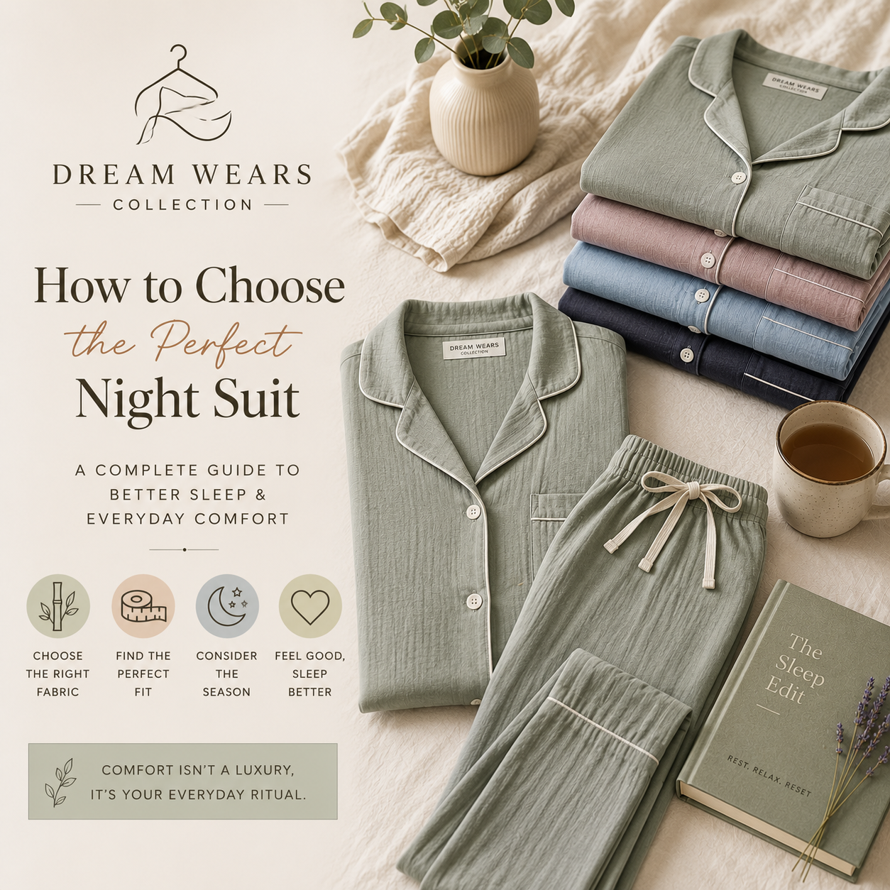 How to Choose the Perfect Night Suit: A Complete Guide to Better Sleep & Everyday Comfort
